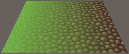 The result when blending two Albedo textures